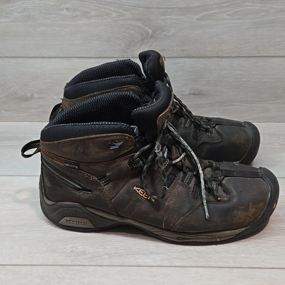 Keen Men's Utility High Top Leather Steel Toe Sneakers Boots Shoes Sz 10.5EE
